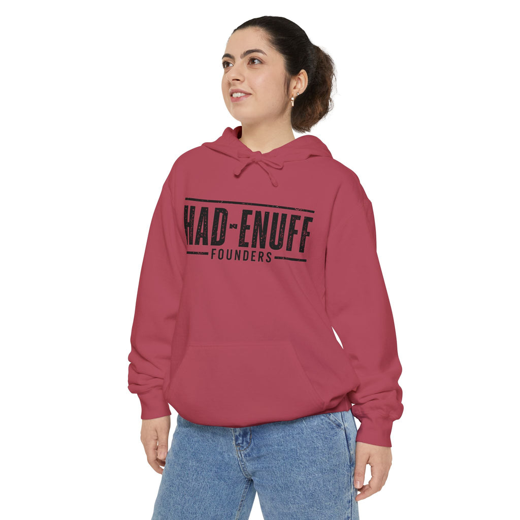 Had-Enuff Founders Hoodie — Vintage Logo Garment-Dyed Pullover