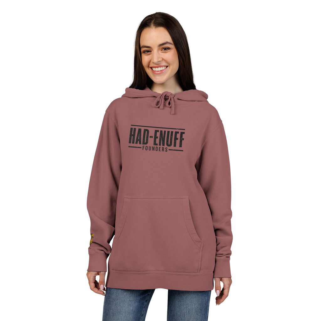 Had-Enuff Founders Hoodie — Pigment-Dyed Casual Pullover