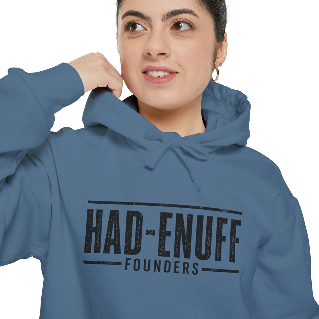 Had-Enuff Founders Hoodie — Vintage Logo Garment-Dyed Pullover