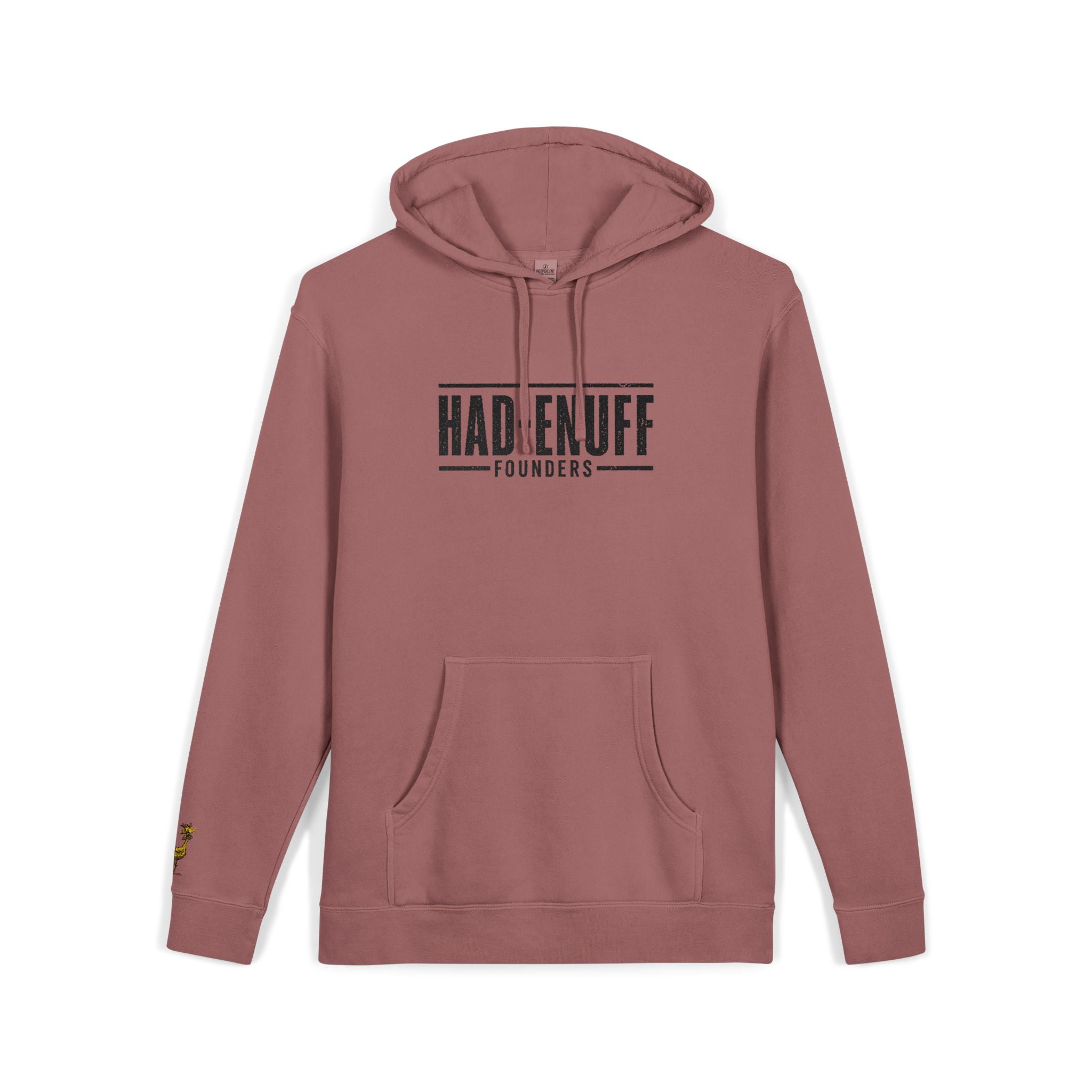 Had-Enuff Founders Hoodie — Pigment-Dyed Casual Pullover