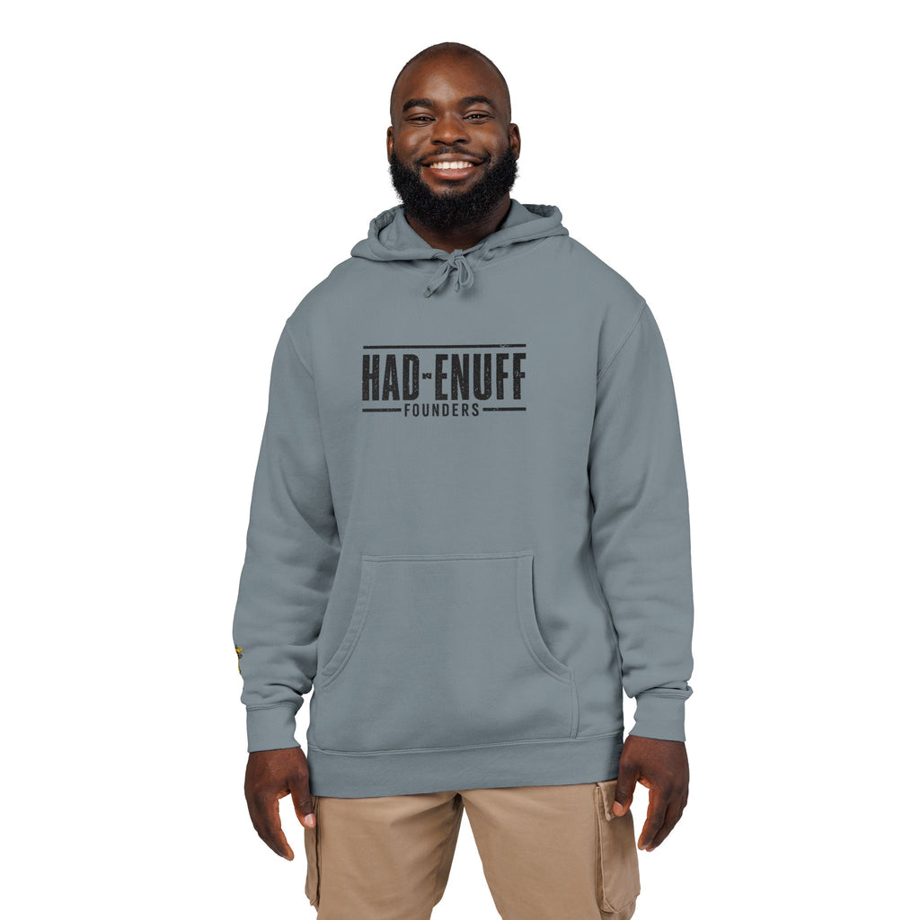 Had-Enuff Founders Hoodie — Pigment-Dyed Casual Pullover