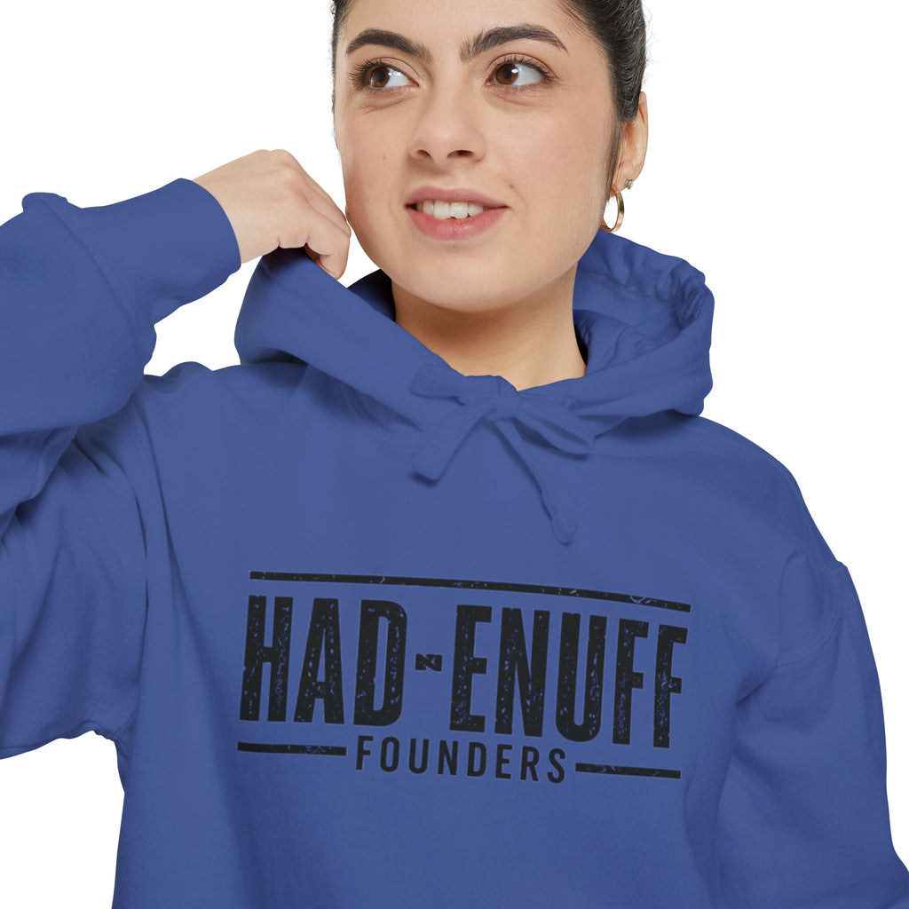 Had-Enuff Founders Hoodie — Vintage Logo Garment-Dyed Pullover