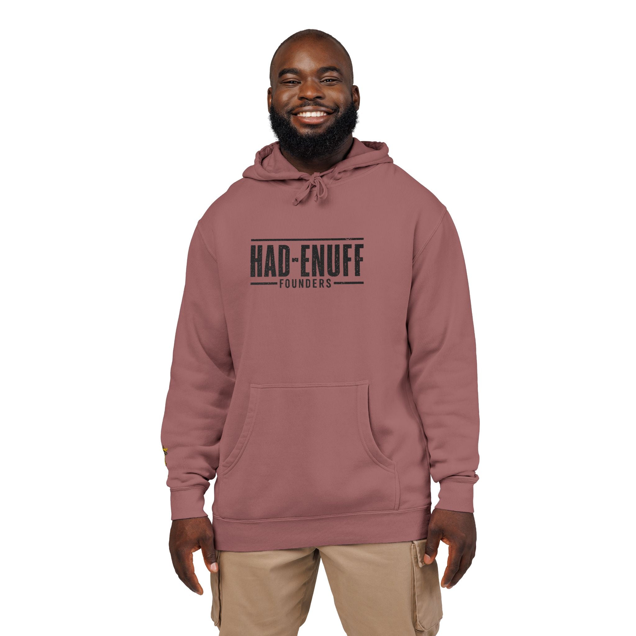 Had-Enuff Founders Hoodie — Pigment-Dyed Casual Pullover