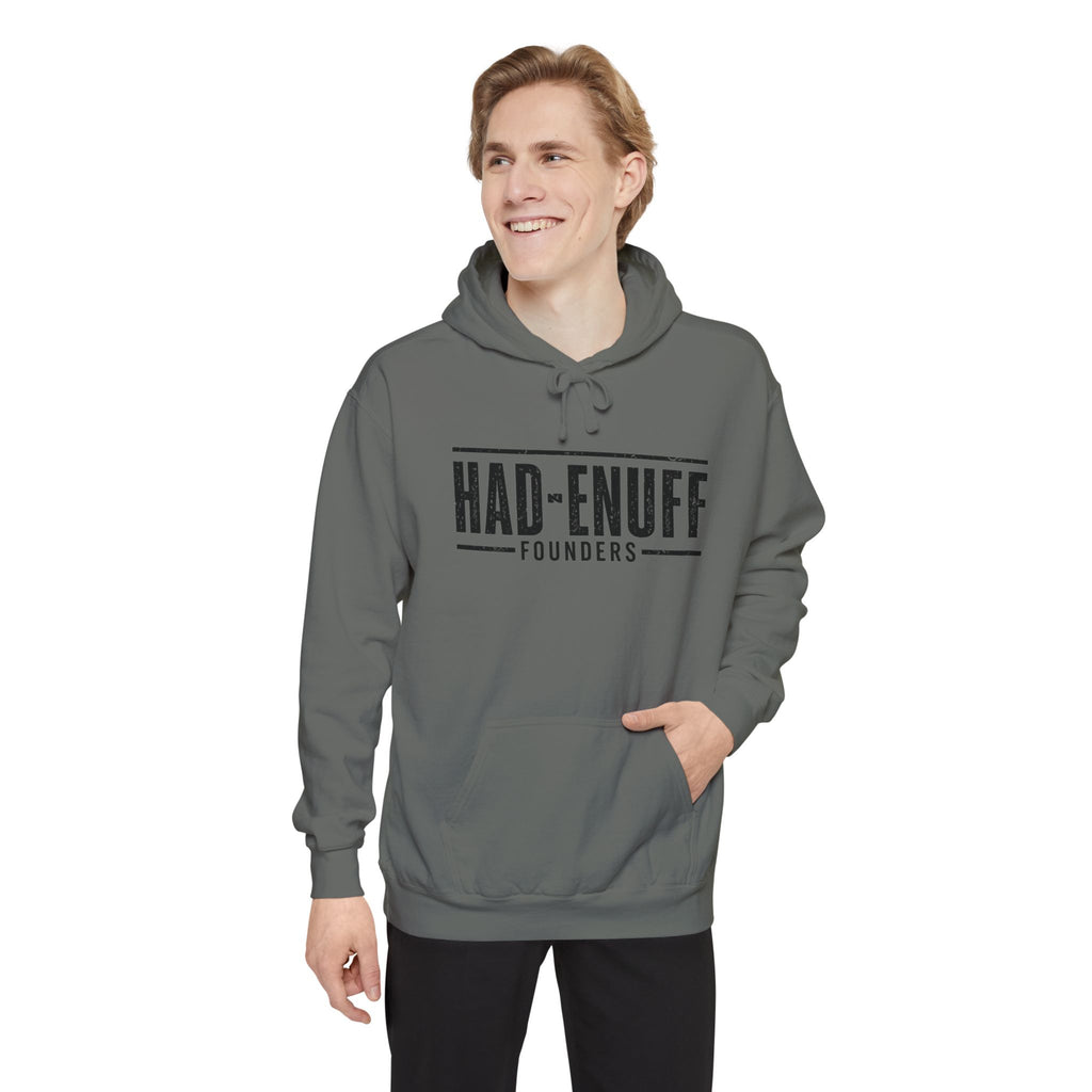 Had-Enuff Founders Hoodie — Vintage Logo Garment-Dyed Pullover