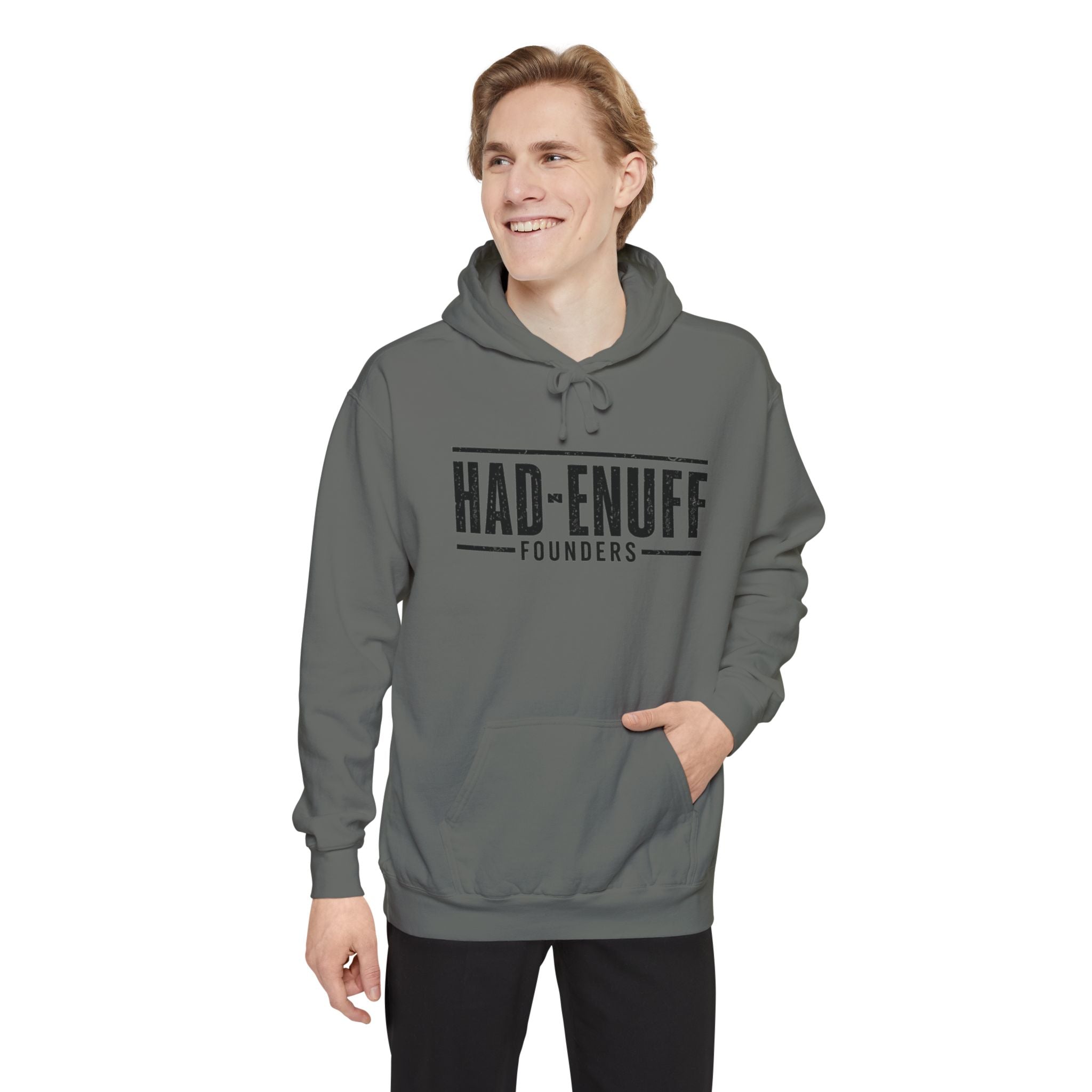 Had-Enuff Founders Hoodie — Vintage Logo Garment-Dyed Pullover
