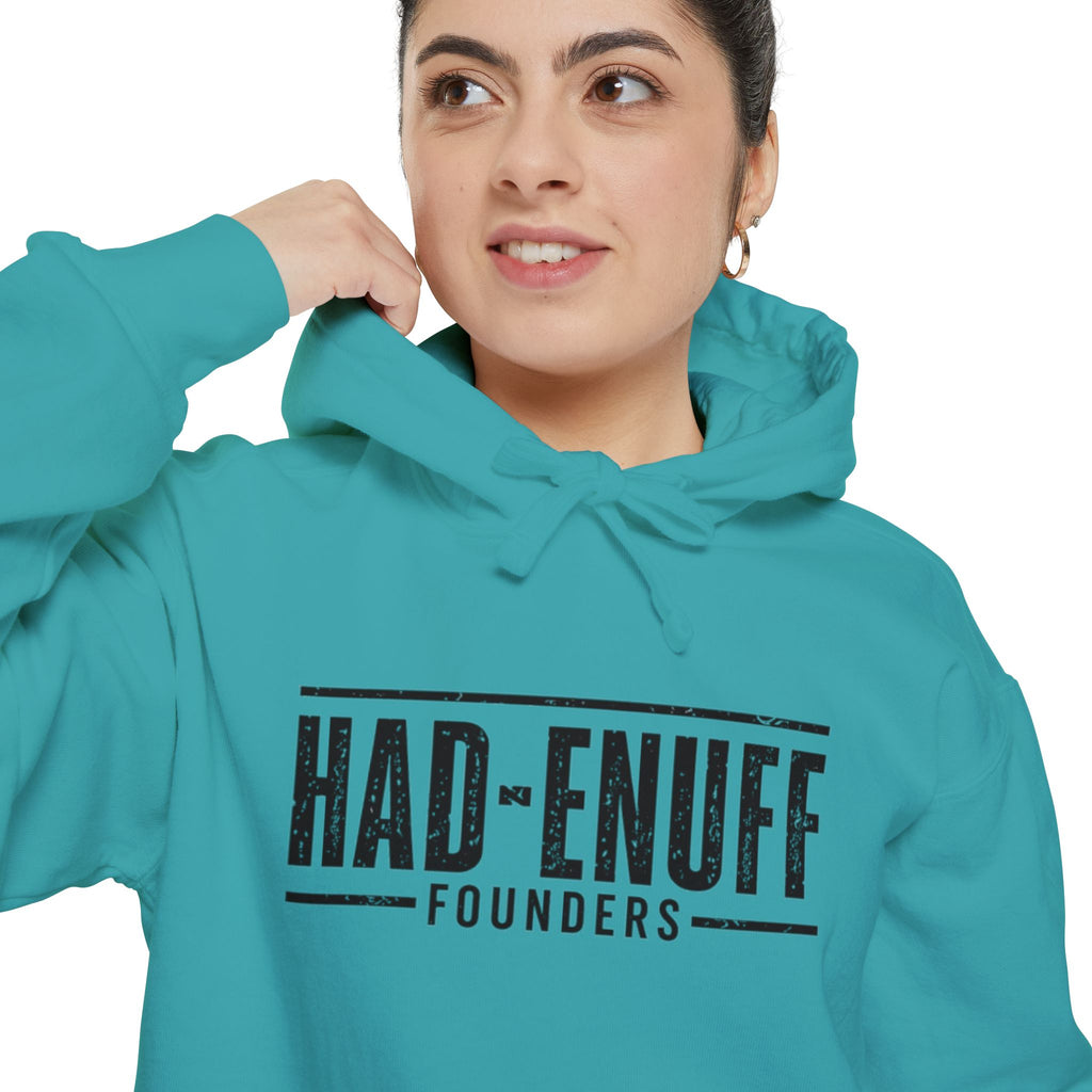Had-Enuff Founders Hoodie — Vintage Logo Garment-Dyed Pullover
