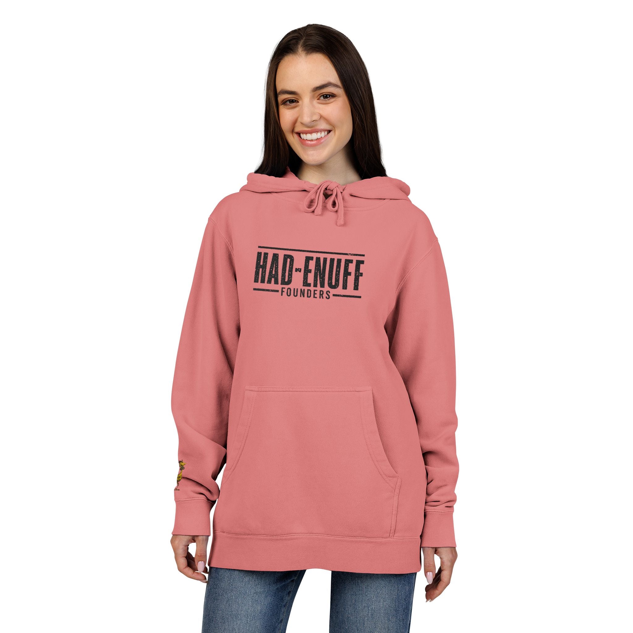 Had-Enuff Founders Hoodie — Pigment-Dyed Casual Pullover