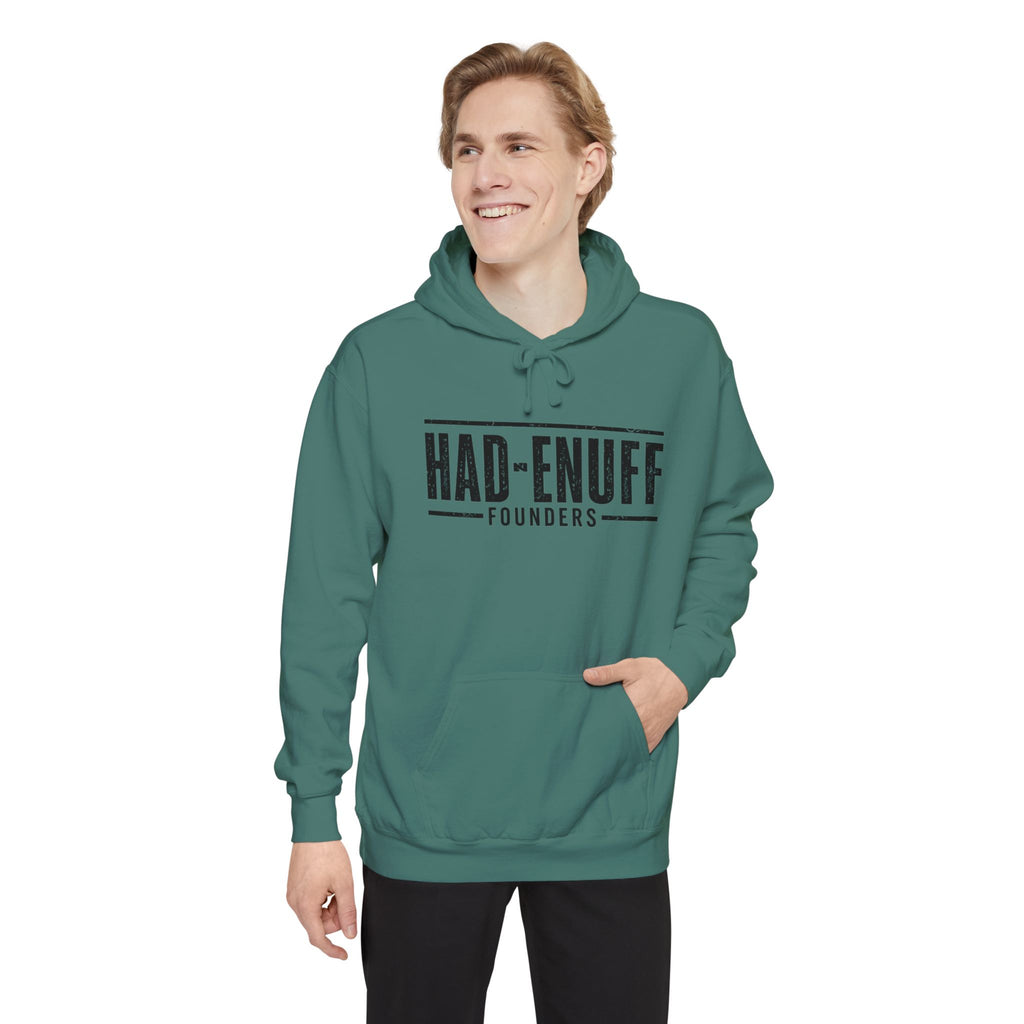 Had-Enuff Founders Hoodie — Vintage Logo Garment-Dyed Pullover
