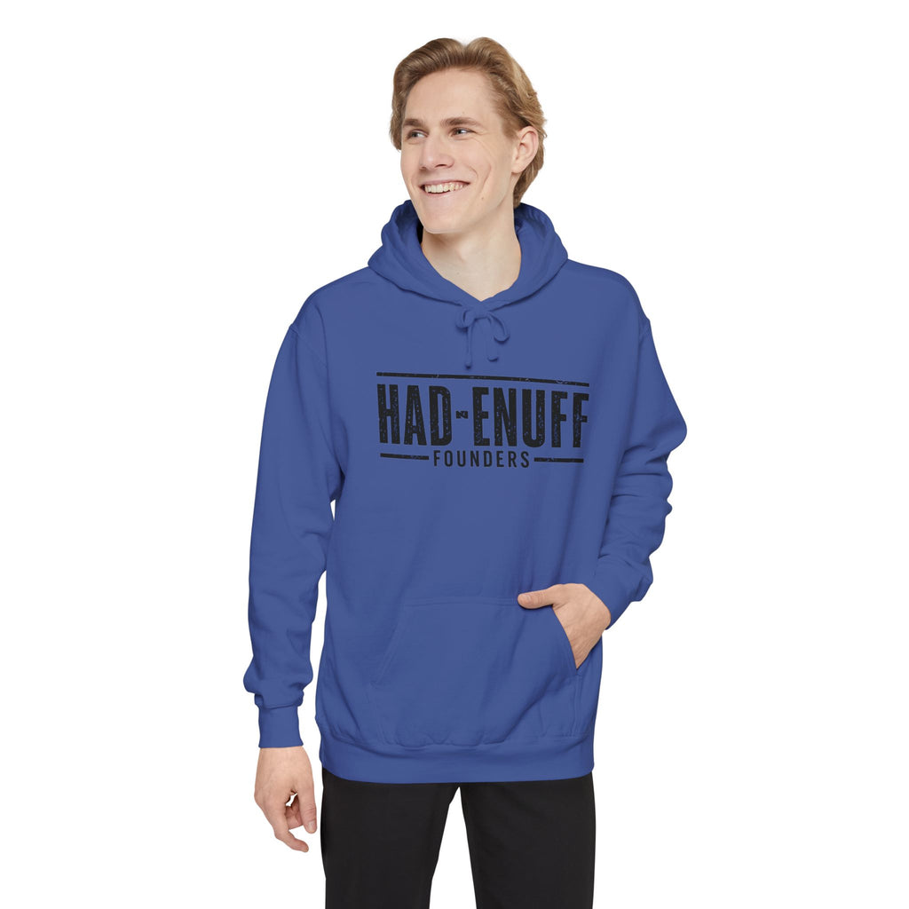 Had-Enuff Founders Hoodie — Vintage Logo Garment-Dyed Pullover