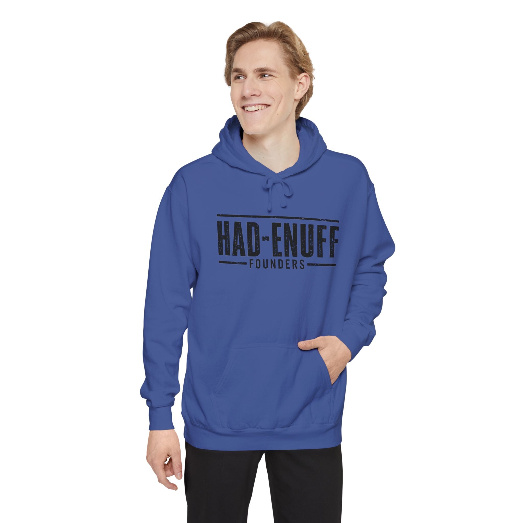 Had-Enuff Founders Hoodie — Vintage Logo Garment-Dyed Pullover