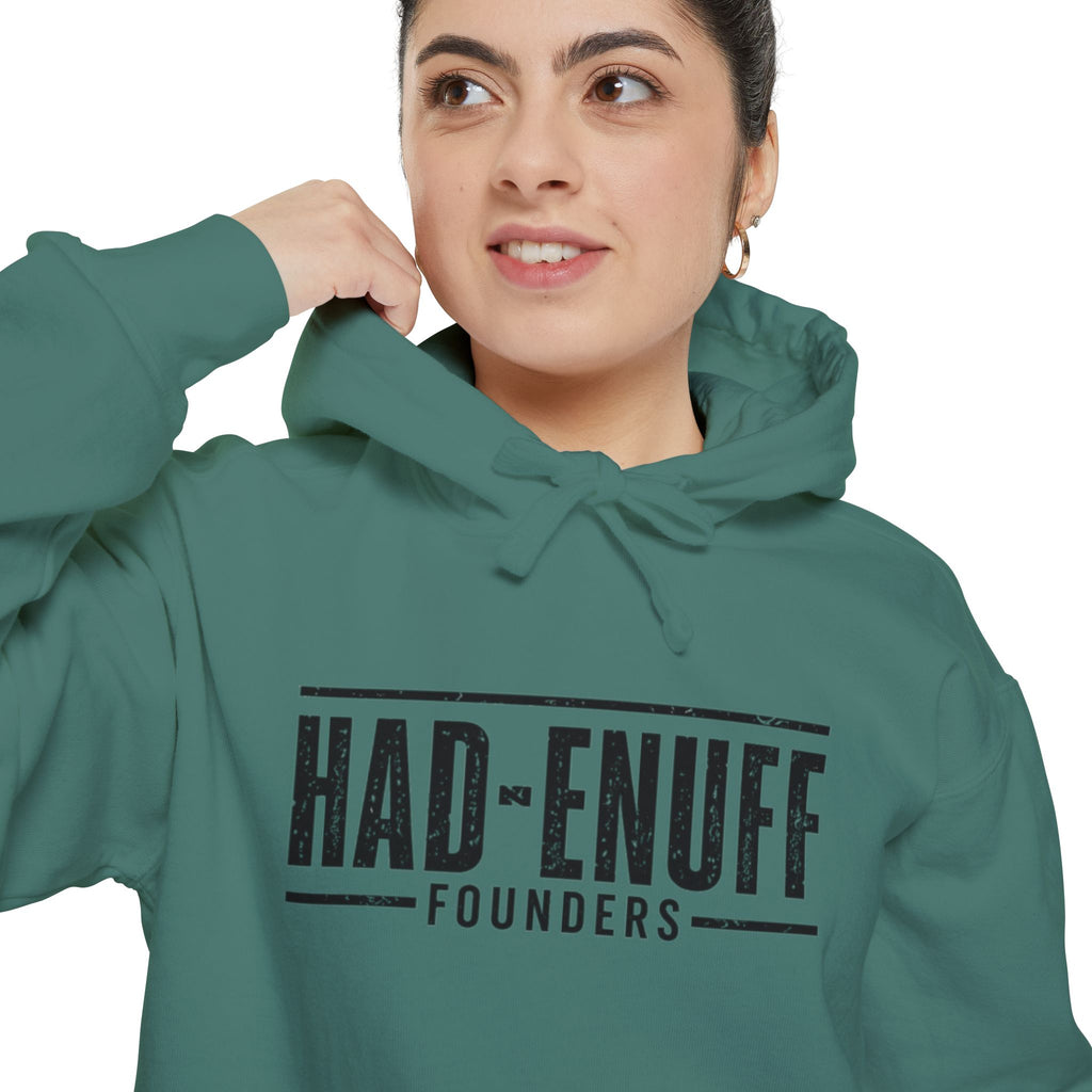 Had-Enuff Founders Hoodie — Vintage Logo Garment-Dyed Pullover