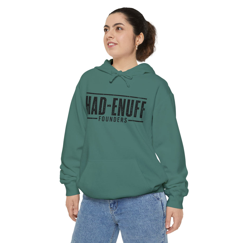 Had-Enuff Founders Hoodie — Vintage Logo Garment-Dyed Pullover