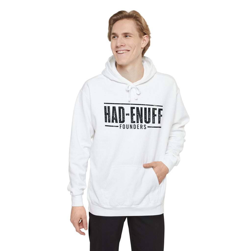 Had-Enuff Founders Hoodie — Vintage Logo Garment-Dyed Pullover