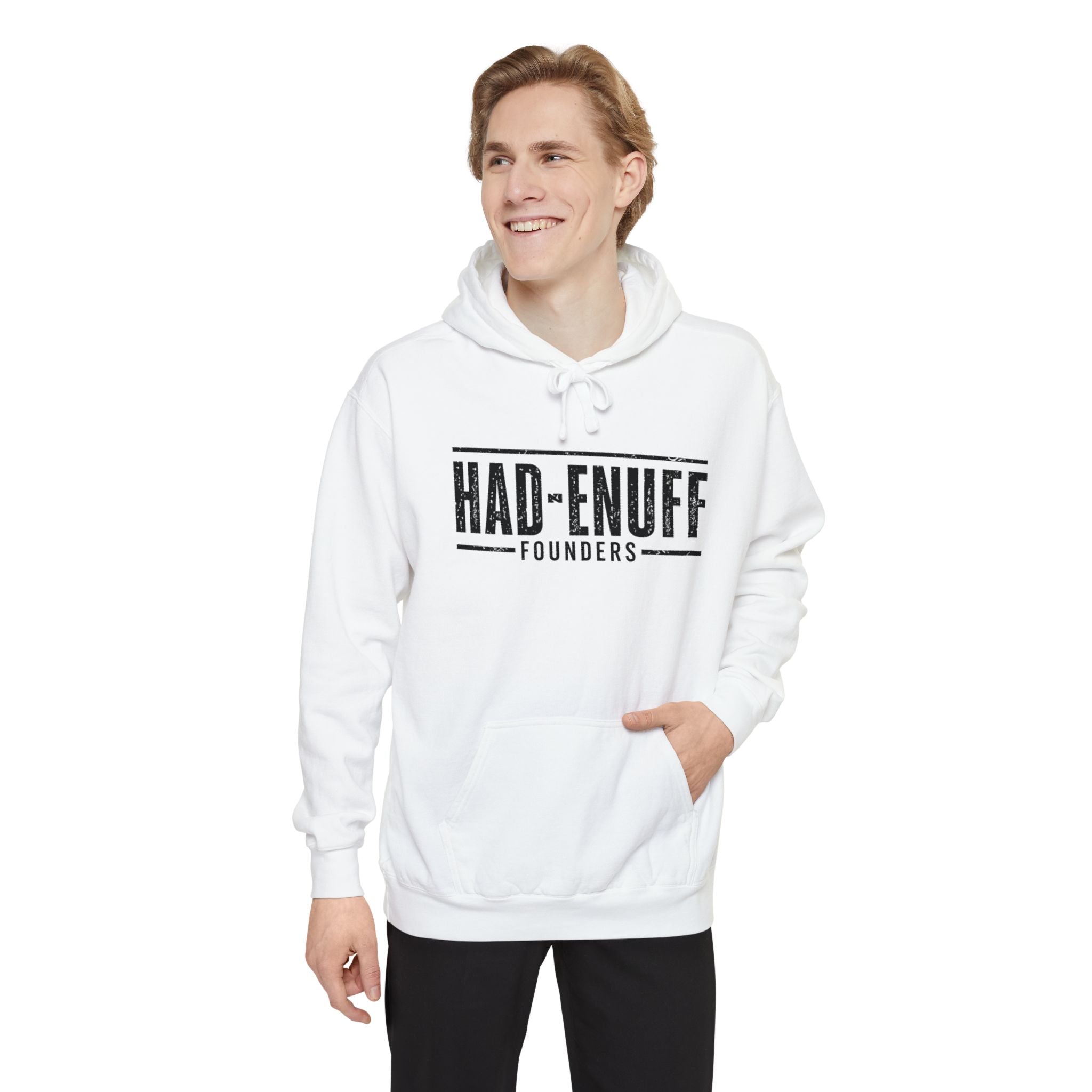 Had-Enuff Founders Hoodie — Vintage Logo Garment-Dyed Pullover