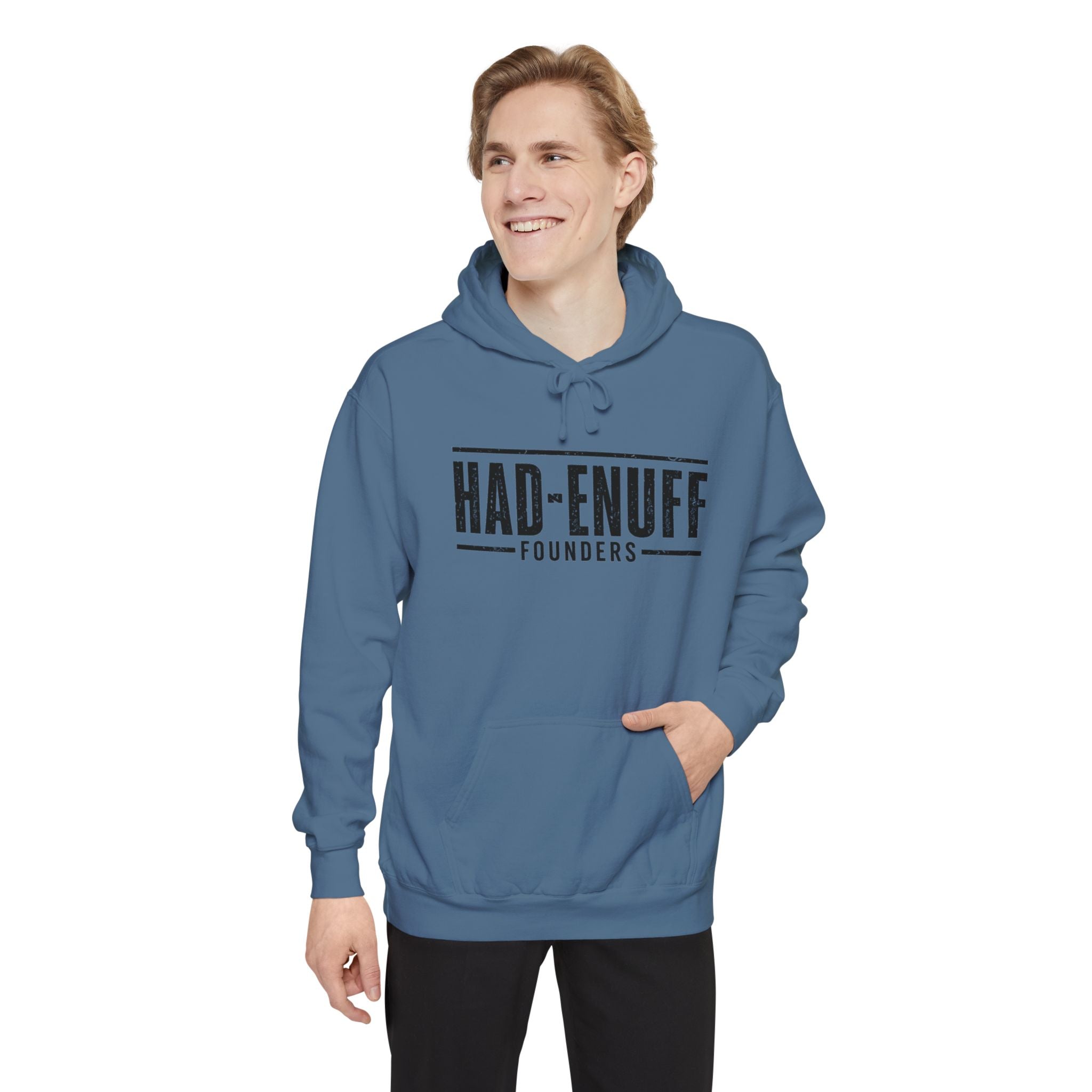 Had-Enuff Founders Hoodie — Vintage Logo Garment-Dyed Pullover