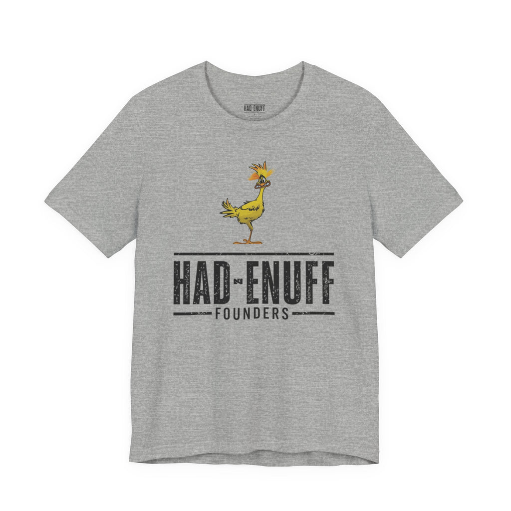 Had-Enuff Founders T-Shirt - Vintage Rooster Graphic Tee