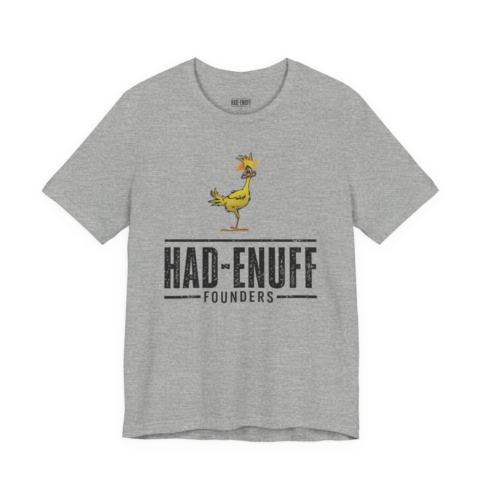 Had-Enuff Founders T-Shirt - Vintage Rooster Graphic Tee